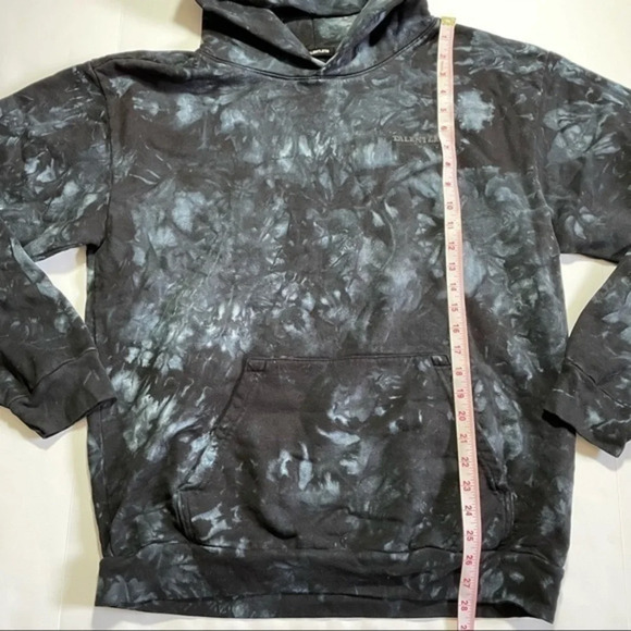 Talentless Mens Premium Hooded Sweatshirt Black Tie Dye - Picture 6 of 8
